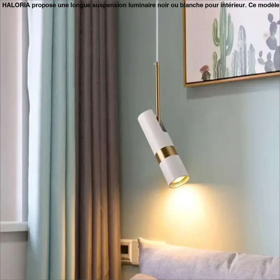 Longue Suspension Luminaire Pour Intérieur Moderne Cylindre