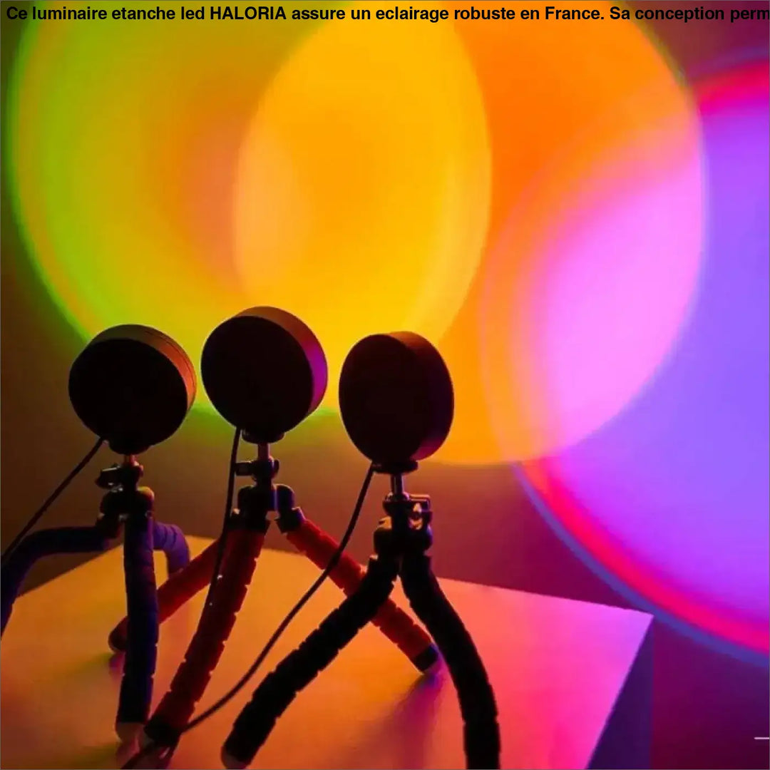 Lampe Coucher De Soleil Effet Arc En Ciel
