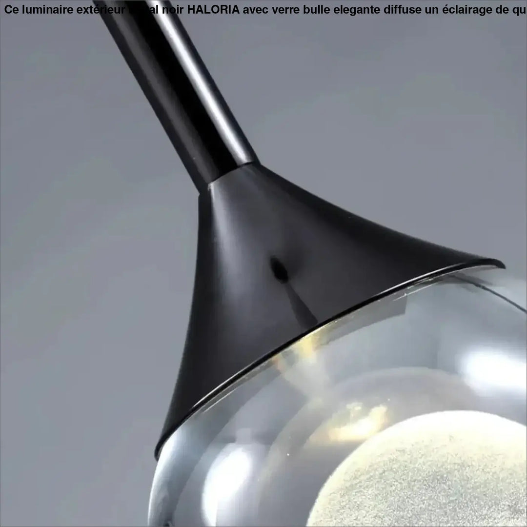 Suspension Moderne LED Goutte Cristal Et Fer Forgé Élégante


