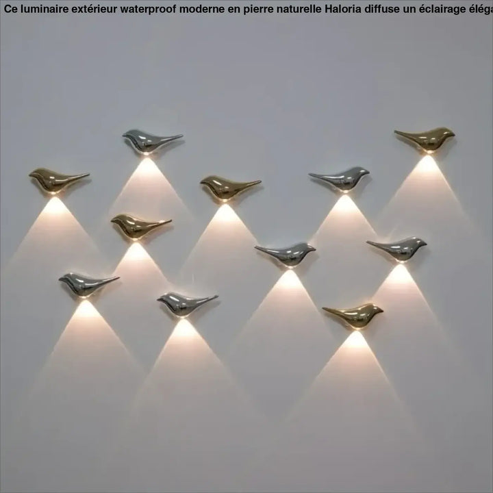 Applique design oiseau luminaire décoratif moderne led