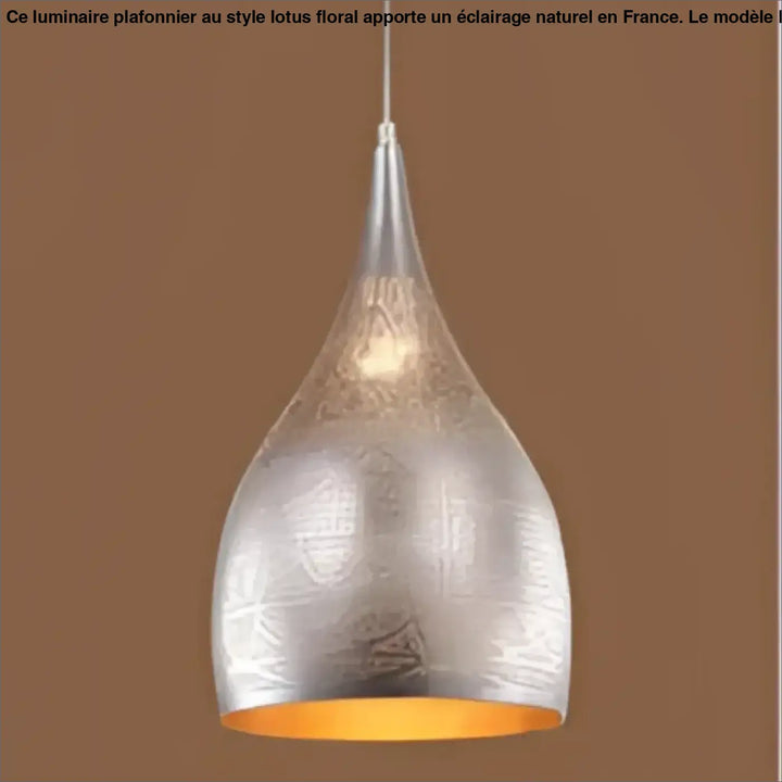 Suspension luminaire sandyha en argent avec motifs embossés et intérieur lumineux chaud style vintage turque