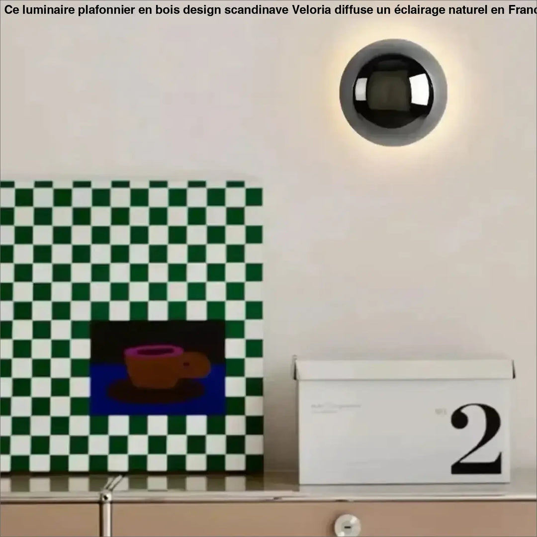 Applique murale minimaliste en boule led contemporaine et élégante