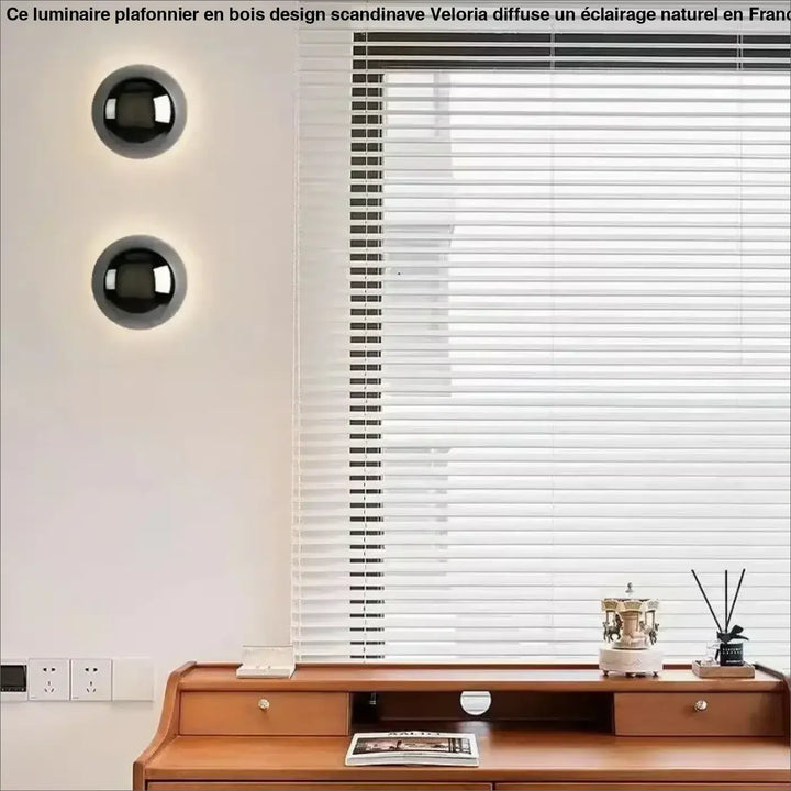 Applique murale minimaliste en boule led contemporaine et élégante