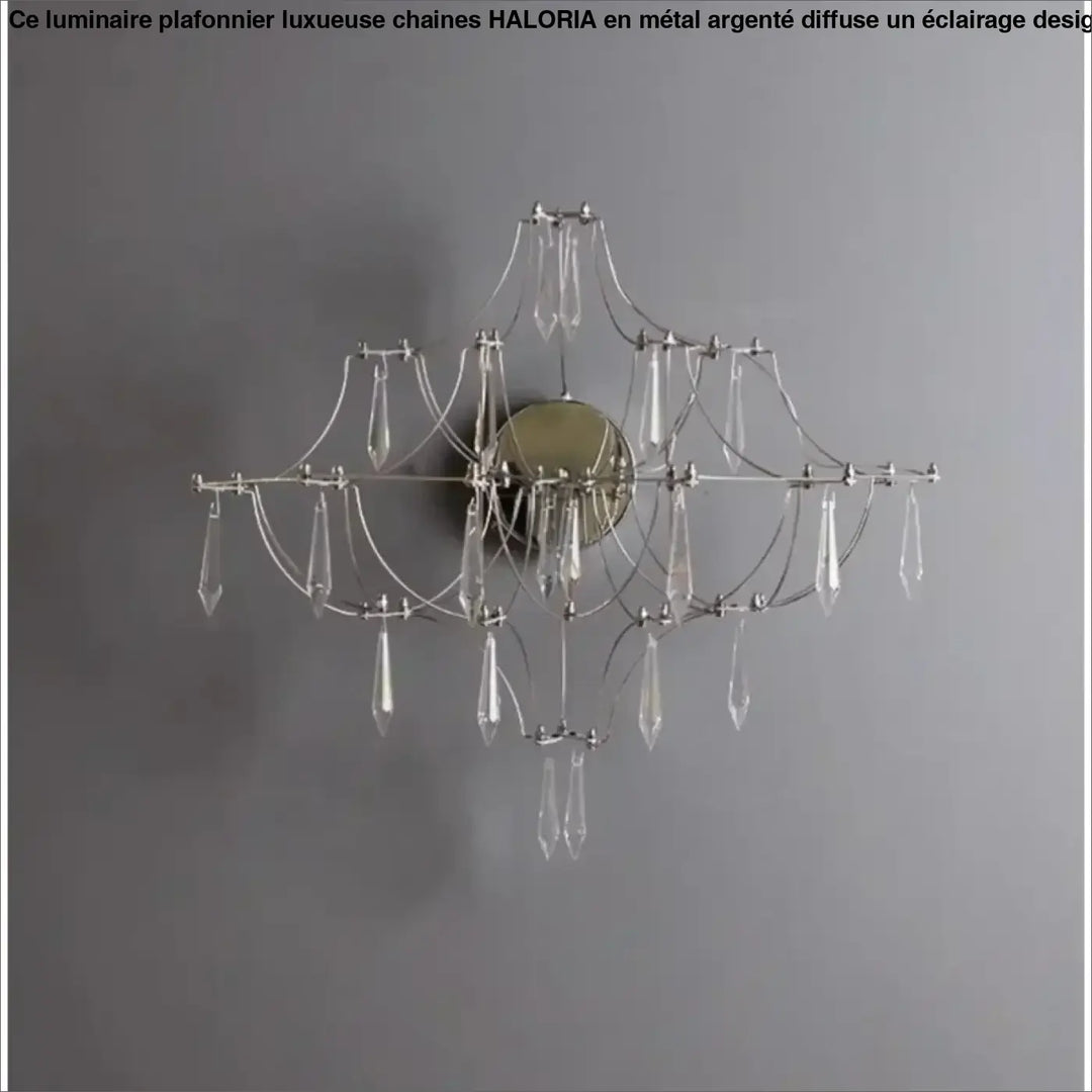Suspension Design Lustre Moderne Cristal Verre Transparent