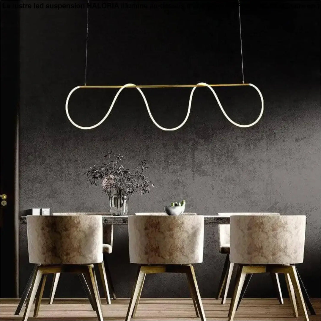Lustre Led Suspension Design Géométrique