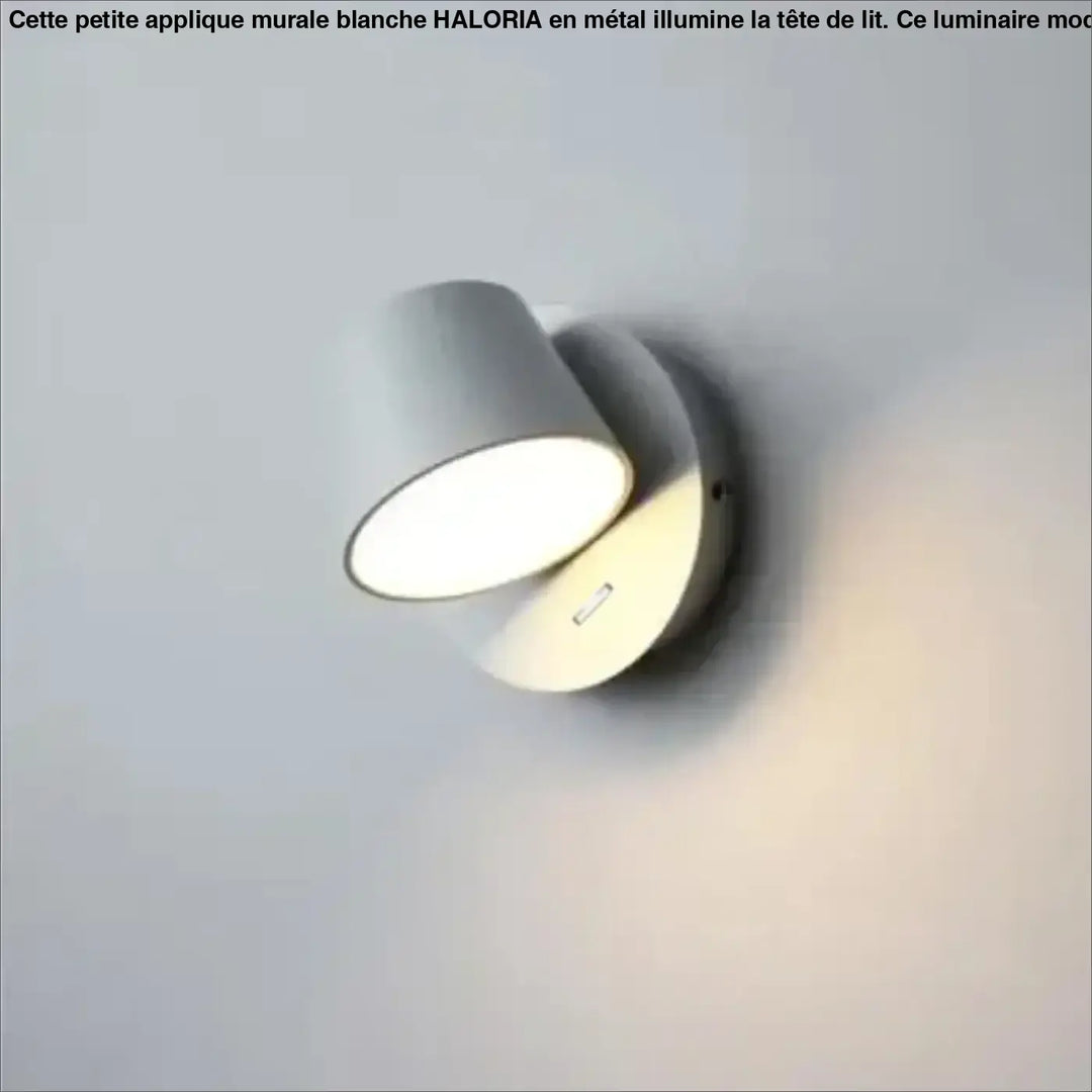 Petite Applique Murale Blanche Pour Tête De Lit Moderne