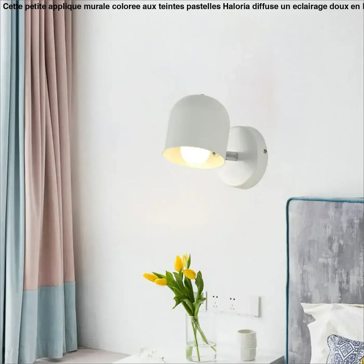 Petite Applique Murale Colorée Aux Teintes Pastelles