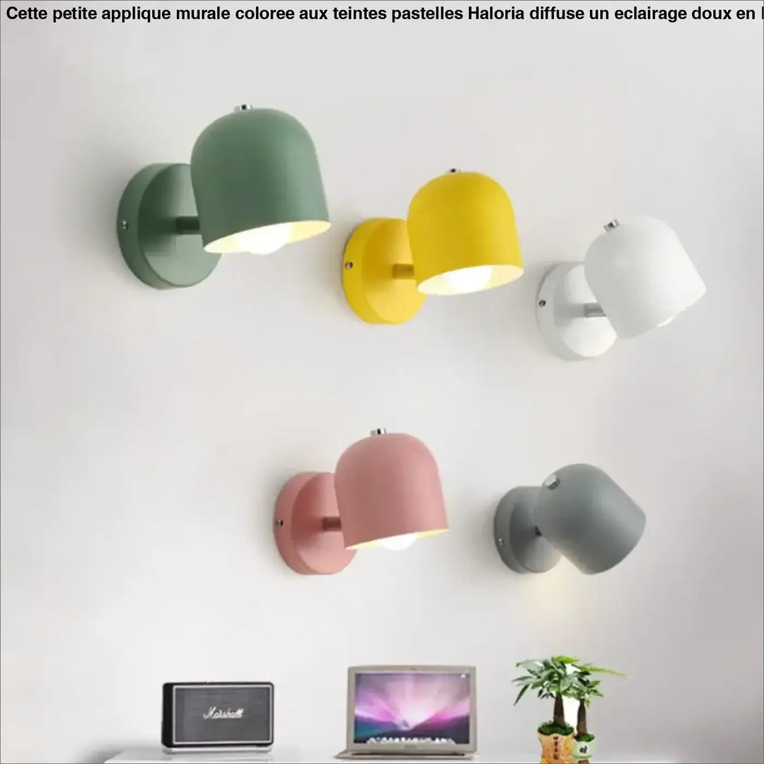 Petite Applique Murale Colorée Aux Teintes Pastelles