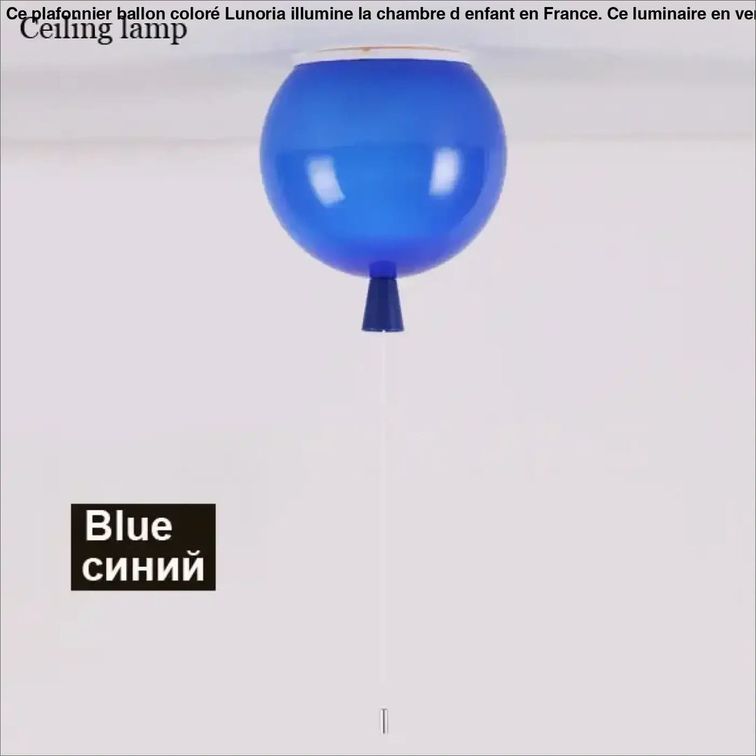 Plafonnier Ballon Coloré Pour Chambre D’enfant

