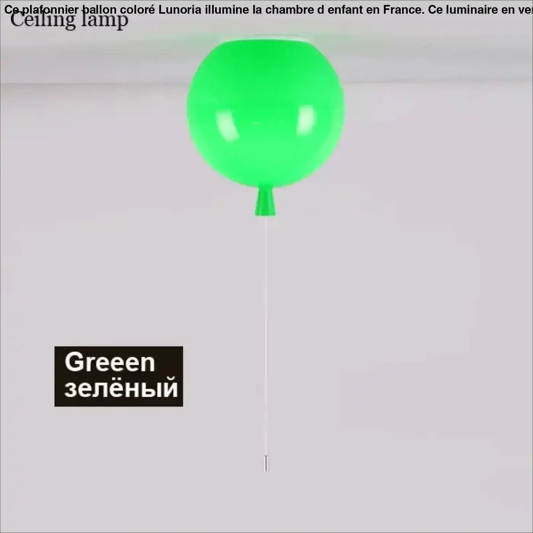 Plafonnier Ballon Coloré Pour Chambre D’enfant

