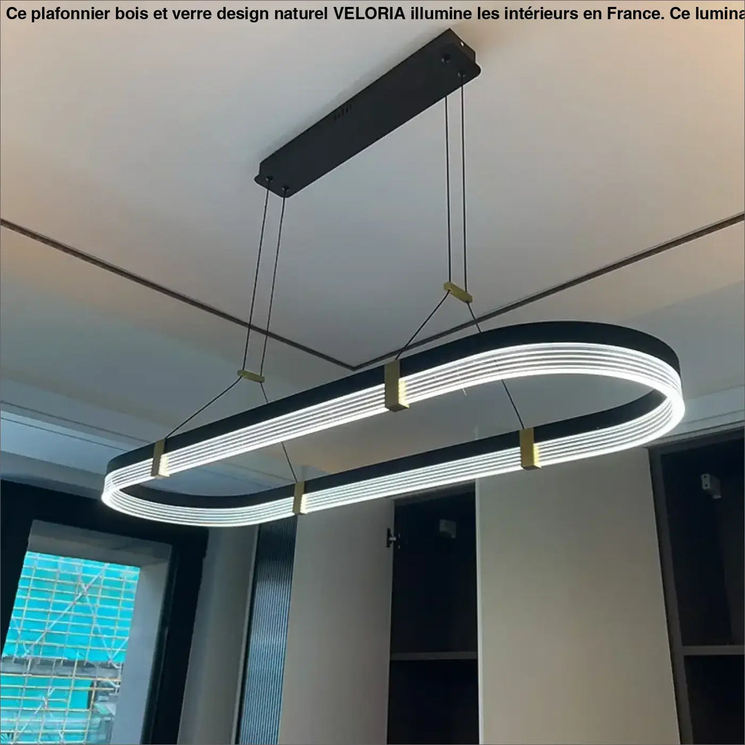 Suspension design led style contemporain élégance