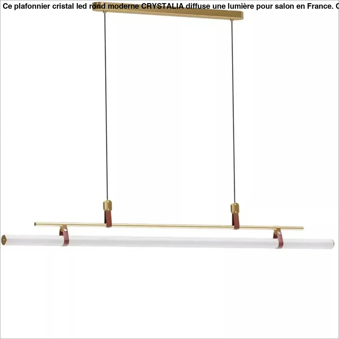 Suspension luminaire tube LED style industriel moderne

