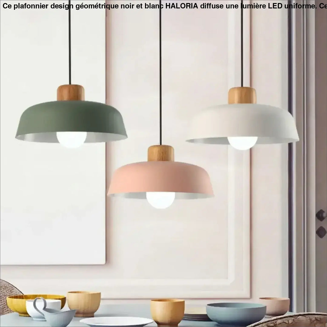 New Nordic Style Chandelier, Simple Living Room Bedroom Lamps, Study Dining Room Lighting, Modern Macaron Solid Wood