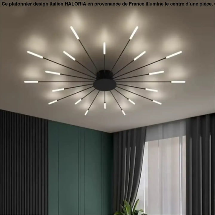 Plafonnier Design Italien Tubes Lumineux
