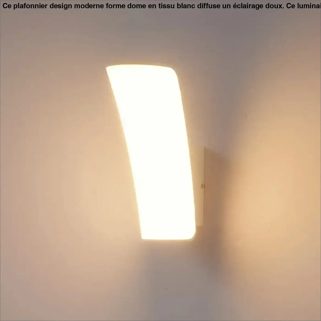 Applique Murale LED Design Moderne Blanche Éclairage Doux