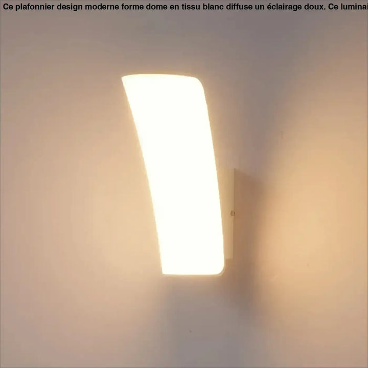Applique Murale LED Design Moderne Blanche Éclairage Doux