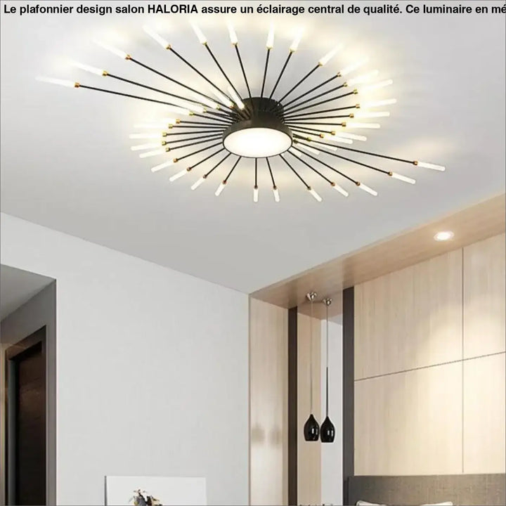Plafonnier Design De Salon En Forme De Soleil