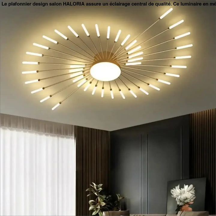 Plafonnier Design De Salon En Forme De Soleil