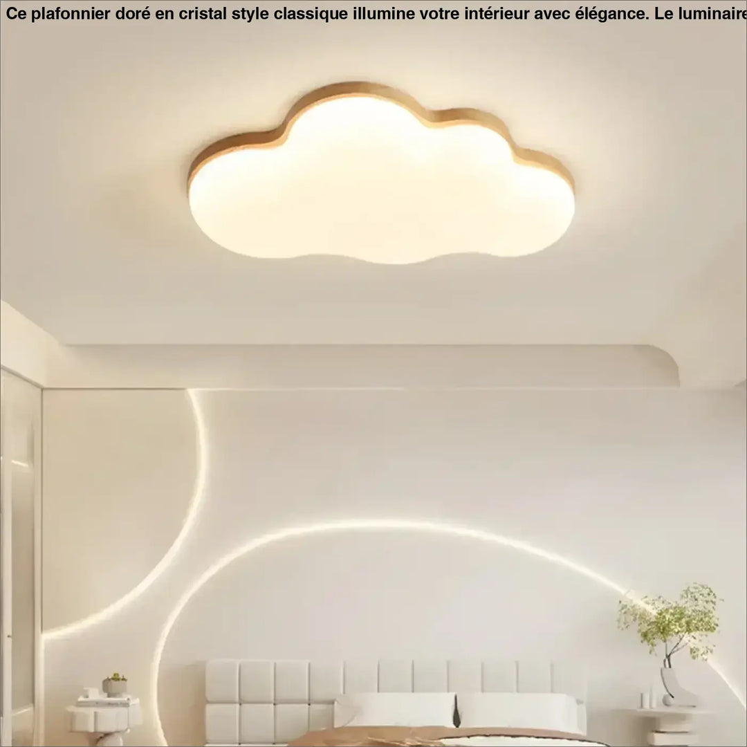 Plafonnier nuage LED style scandinave pour chambre enfant

