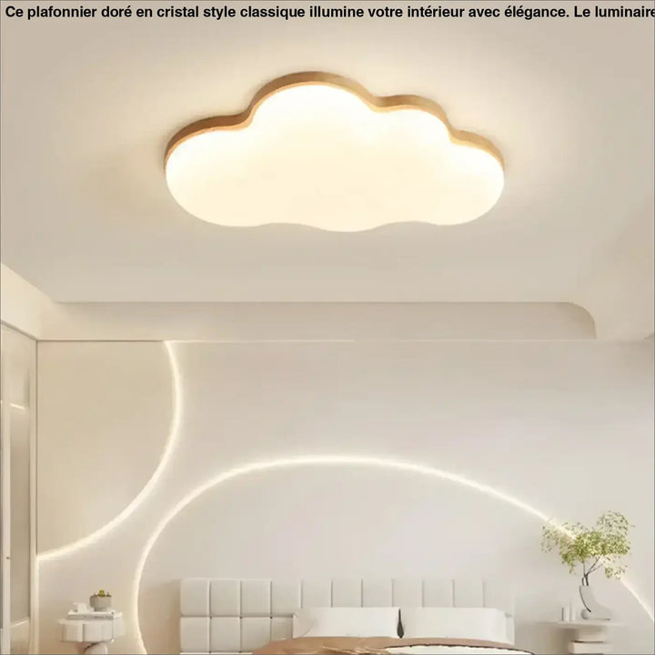 Plafonnier nuage LED style scandinave pour chambre enfant

