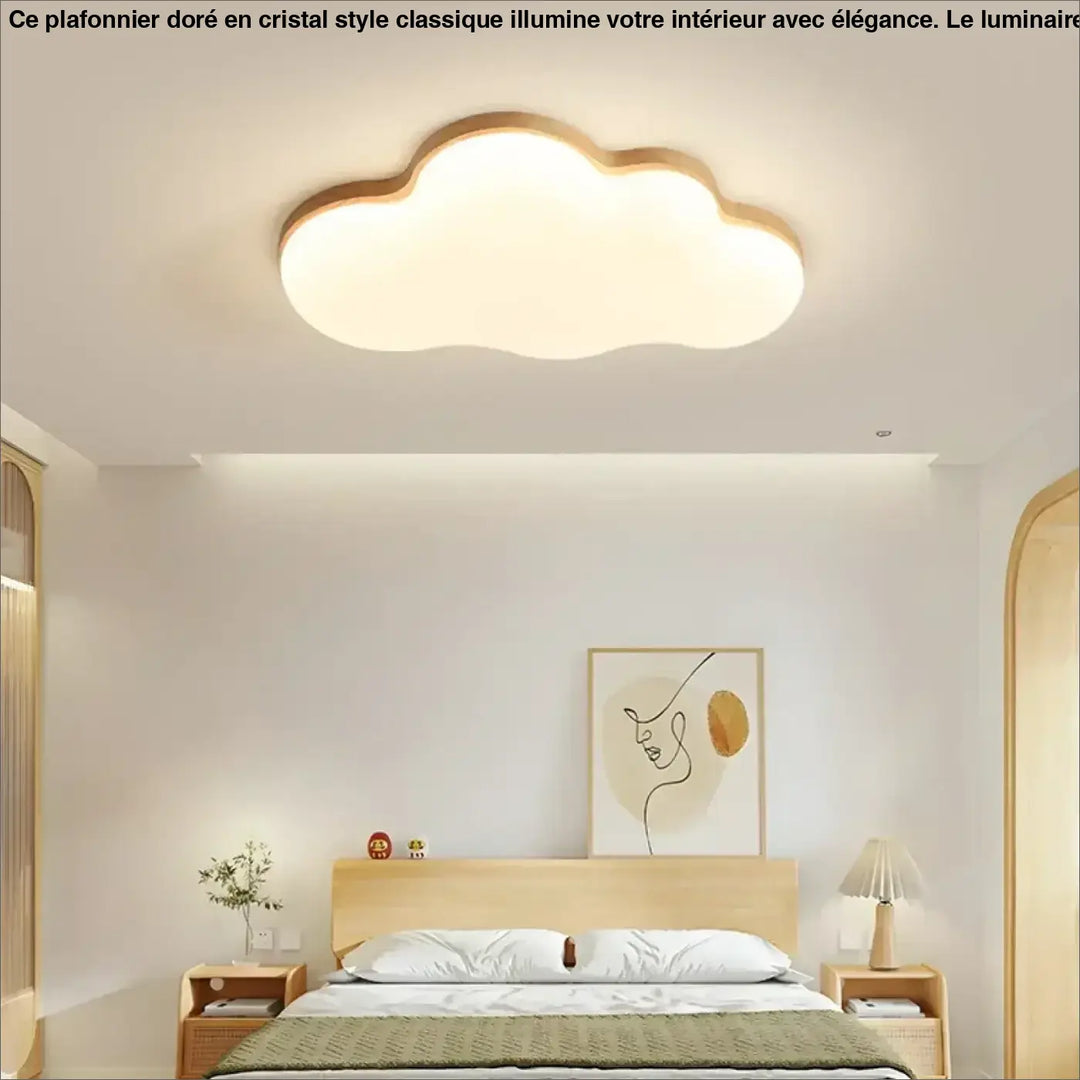 Plafonnier nuage LED style scandinave pour chambre enfant

