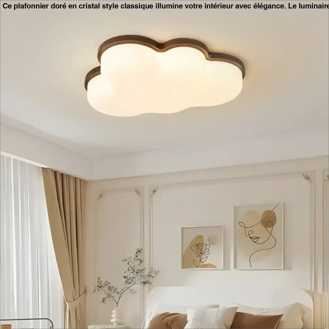 Plafonnier nuage LED style scandinave pour chambre enfant

