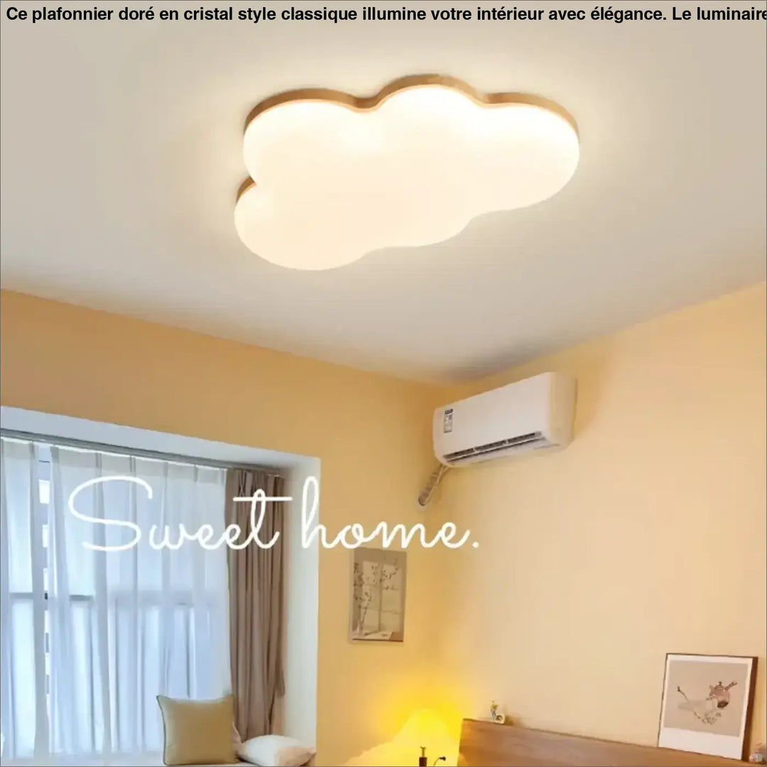 Plafonnier nuage LED style scandinave pour chambre enfant

