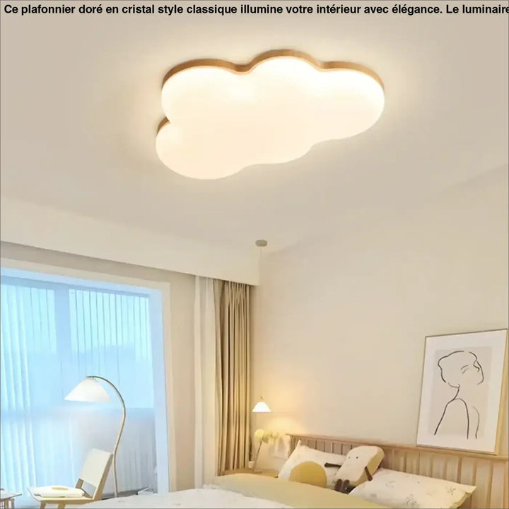 Plafonnier nuage LED style scandinave pour chambre enfant

