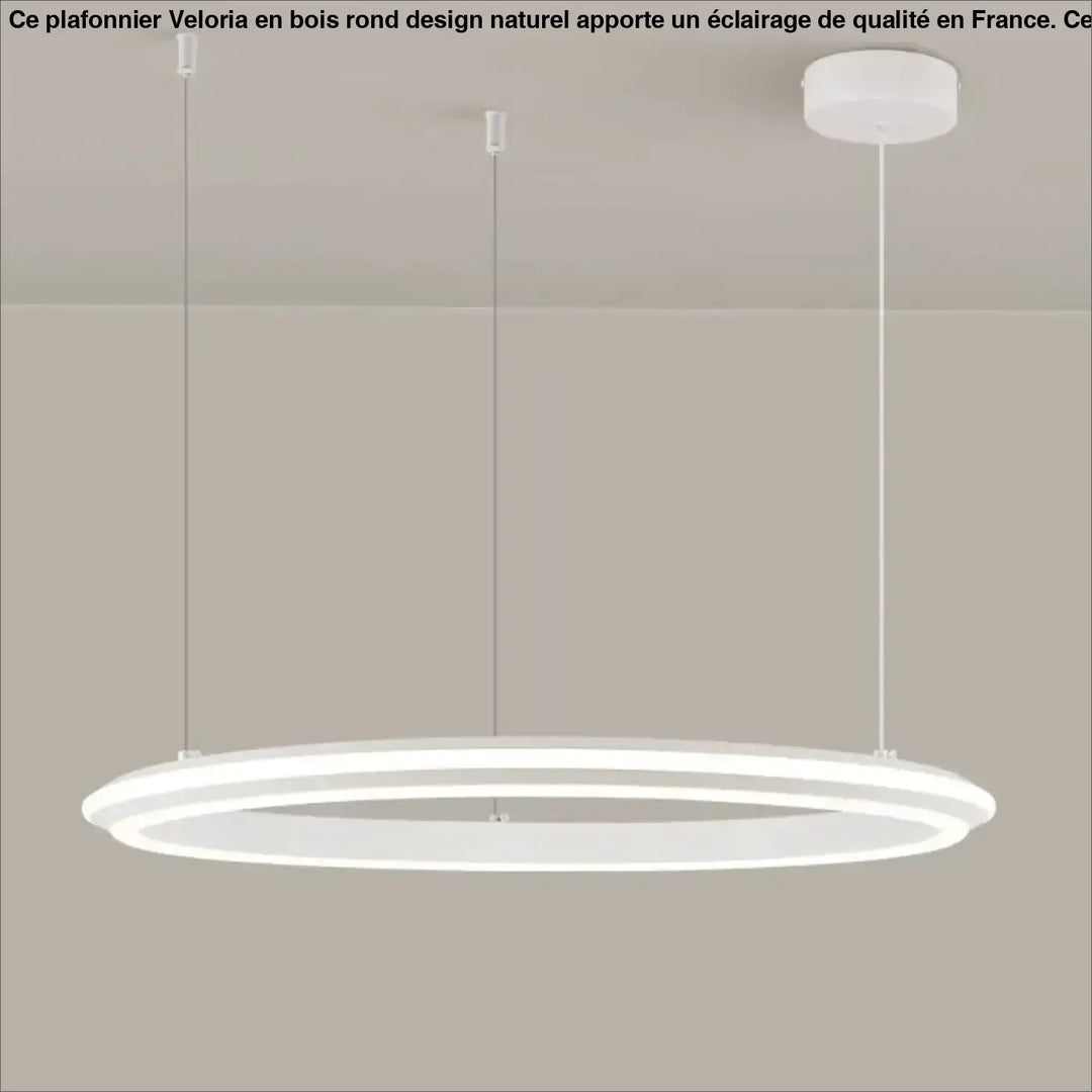 Suspension led design rond style moderne élégant