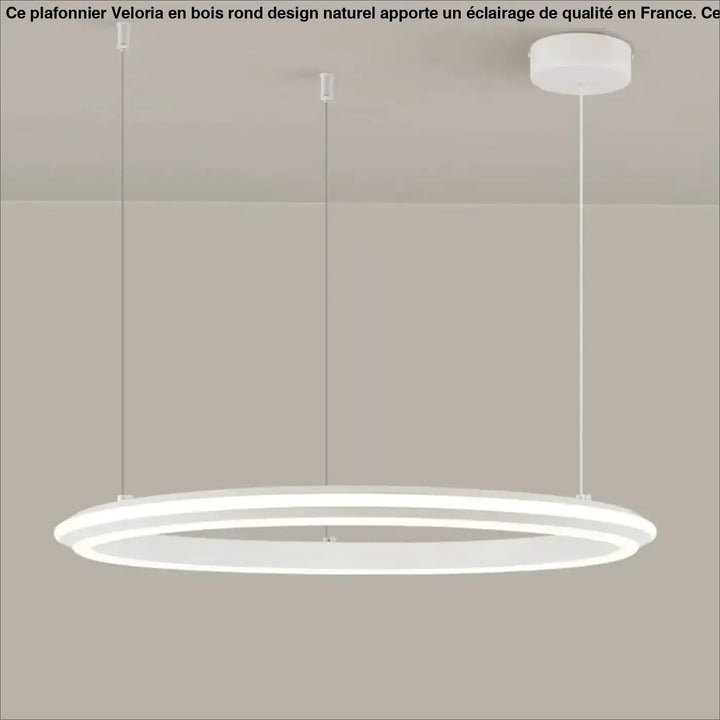 Suspension led design rond style moderne élégant