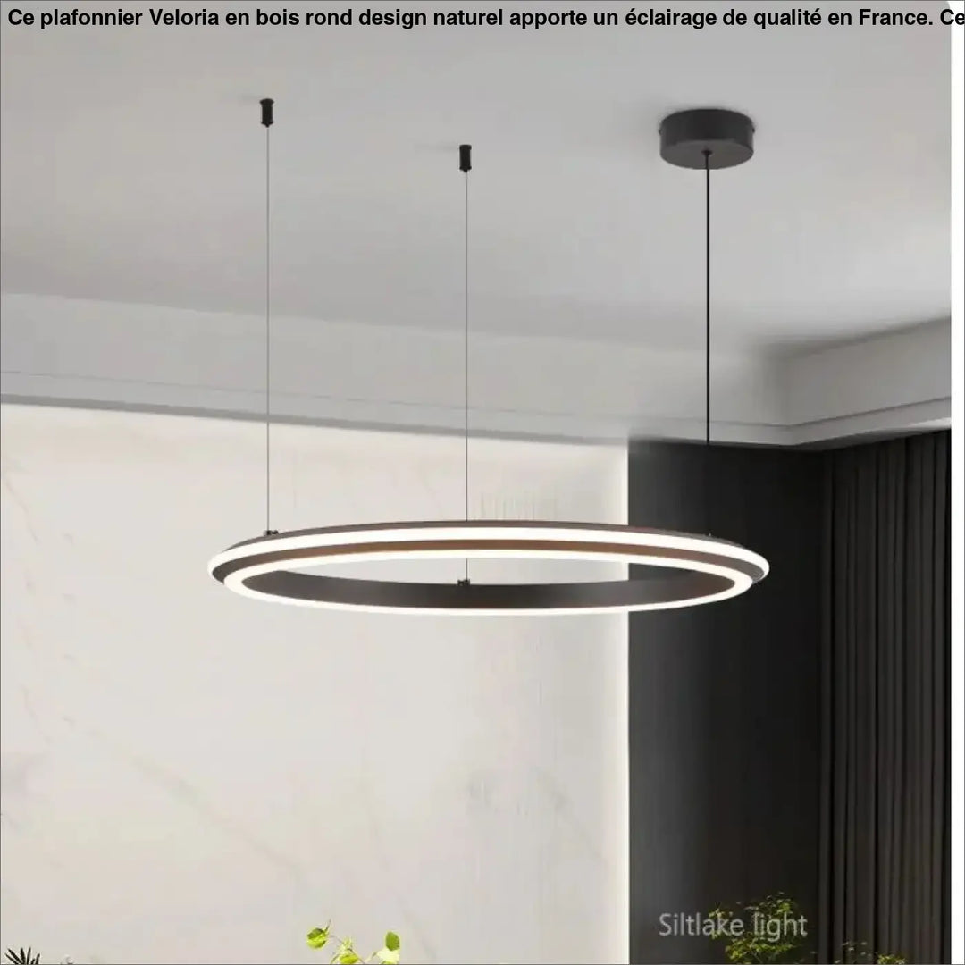 Suspension led design rond style moderne élégant