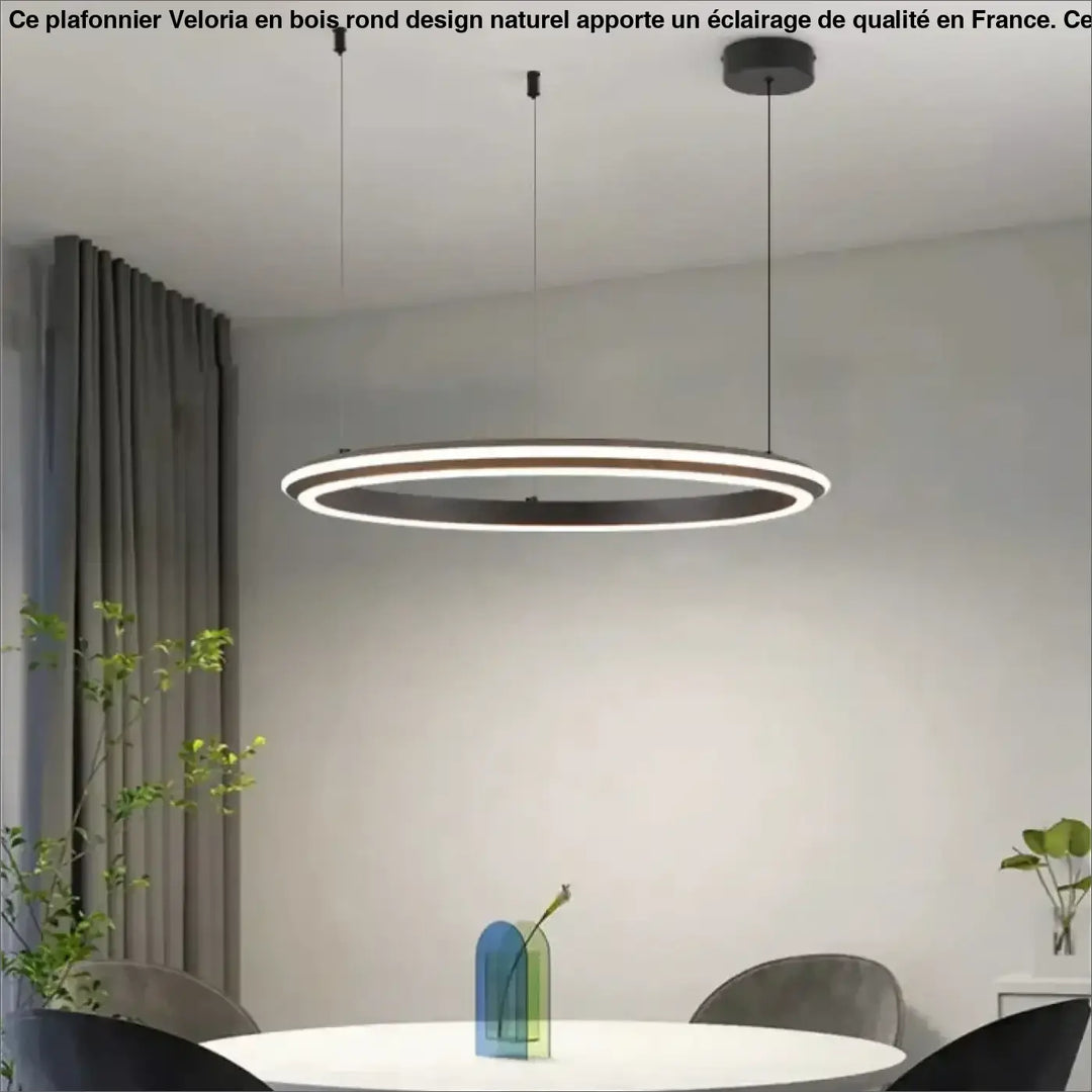 Suspension led design rond style moderne élégant