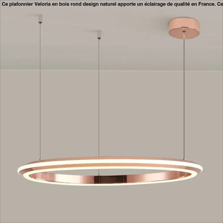 Suspension led design rond style moderne élégant