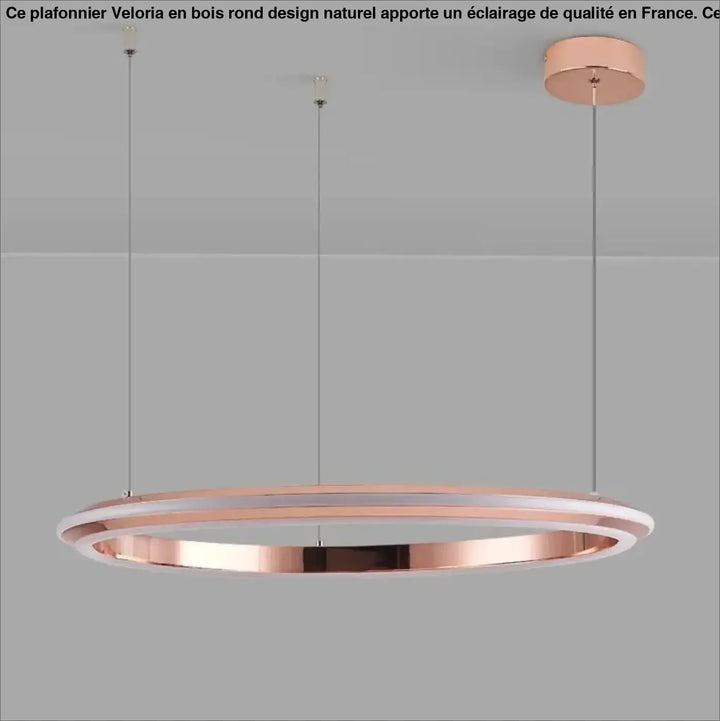 Suspension led design rond style moderne élégant