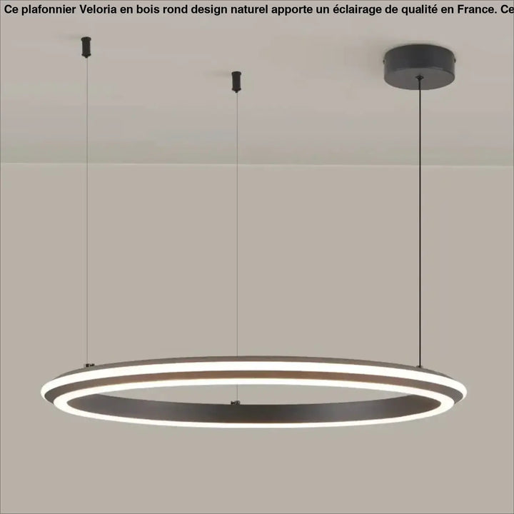 Suspension led design rond style moderne élégant