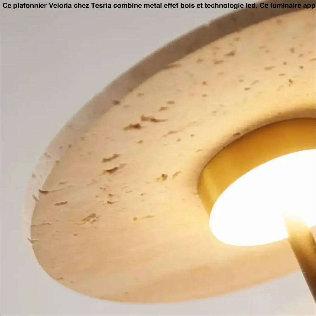 Applique led murale minimaliste bois contemporain style épuré