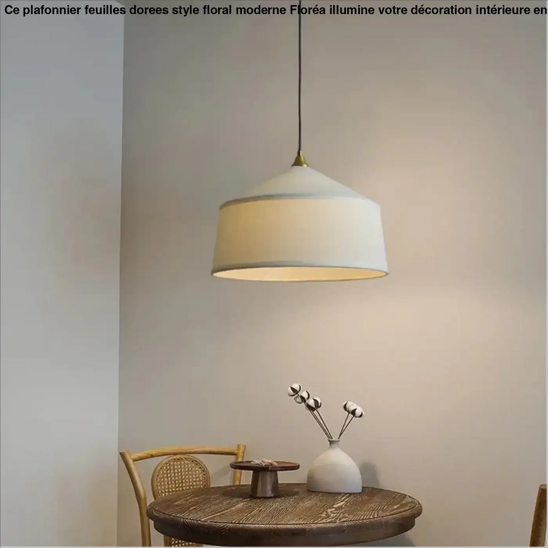 Suspension luminaire incandescente en tissus blanc ou noir