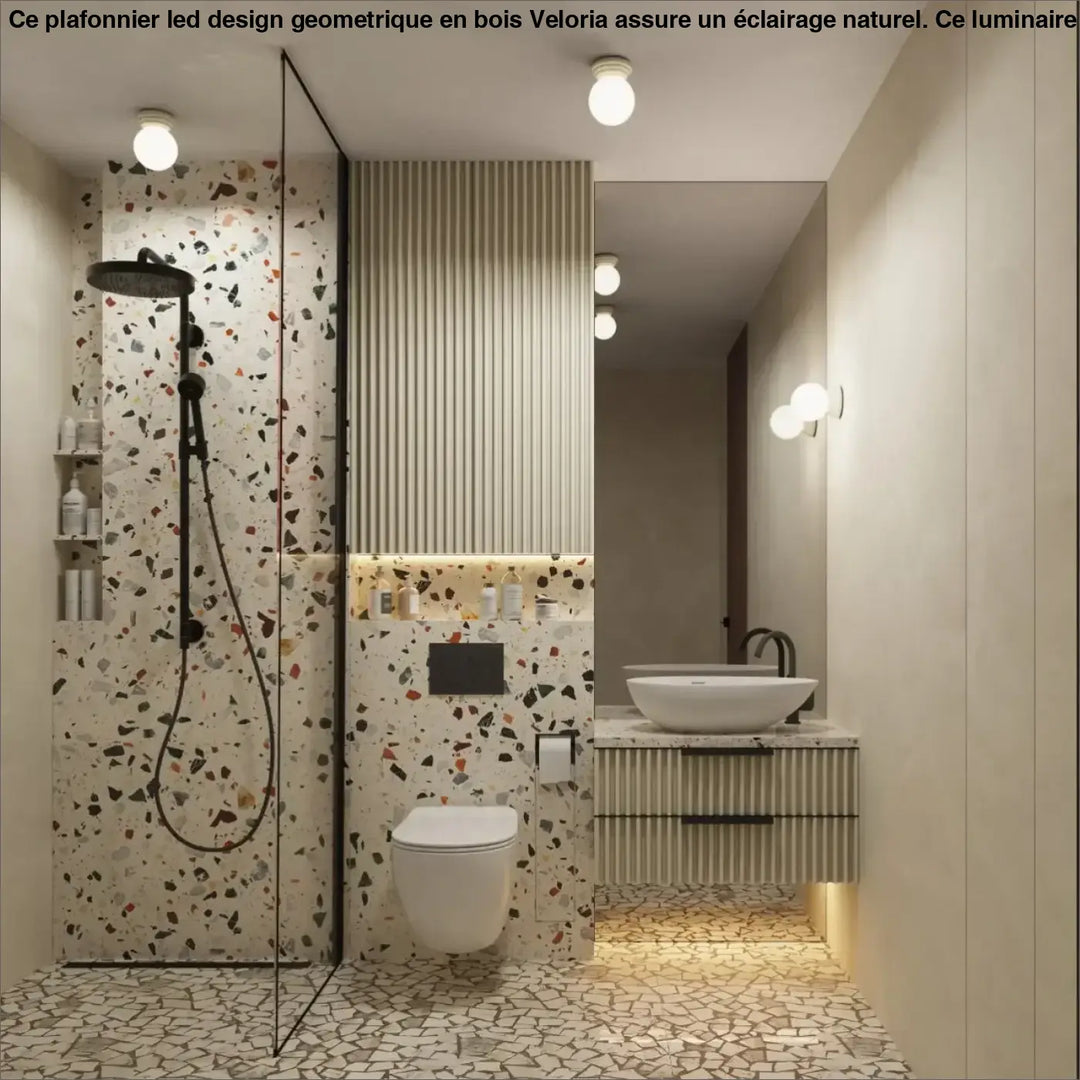 Applique murale zori ip44 | sollux lightning