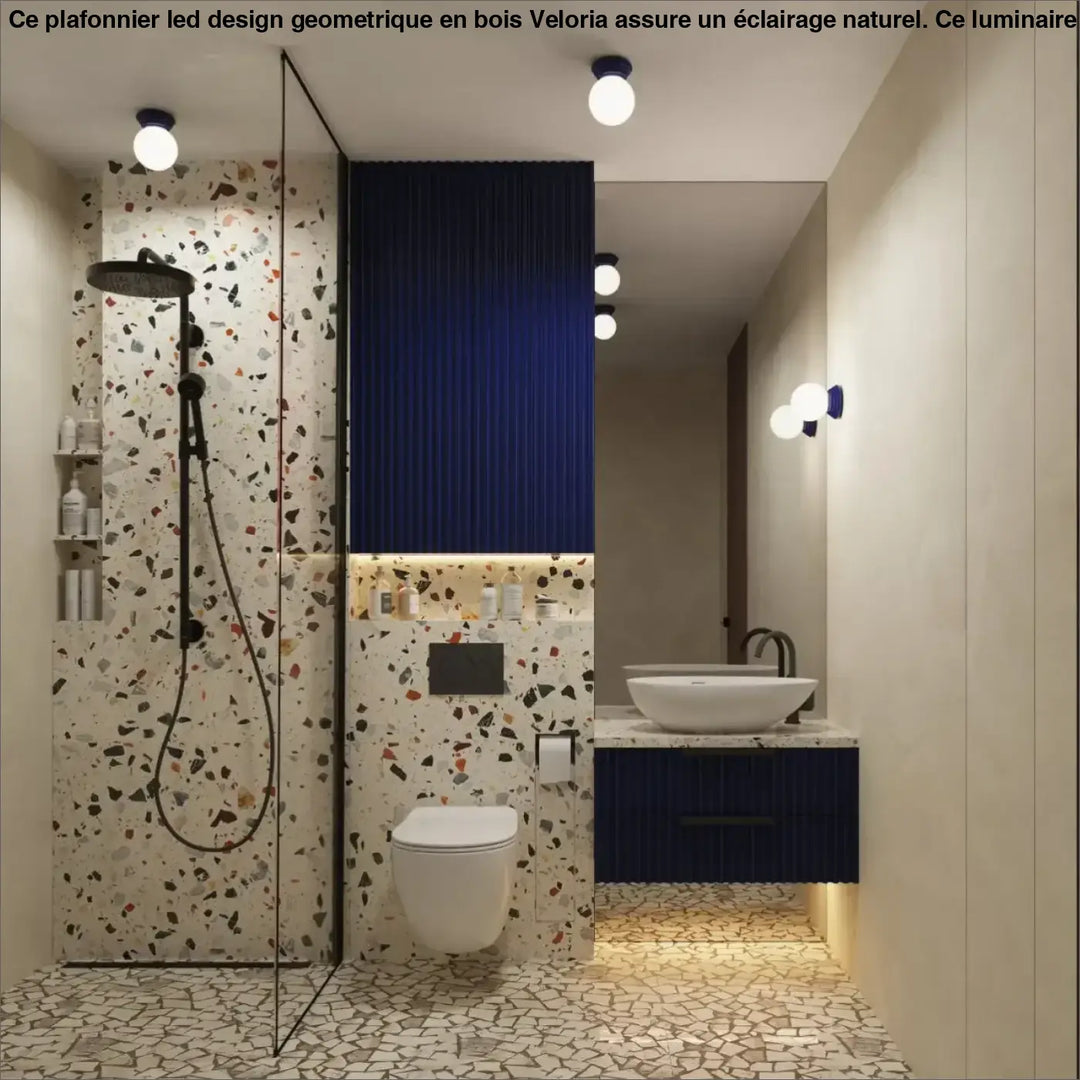 Applique murale zori ip44 | sollux lightning