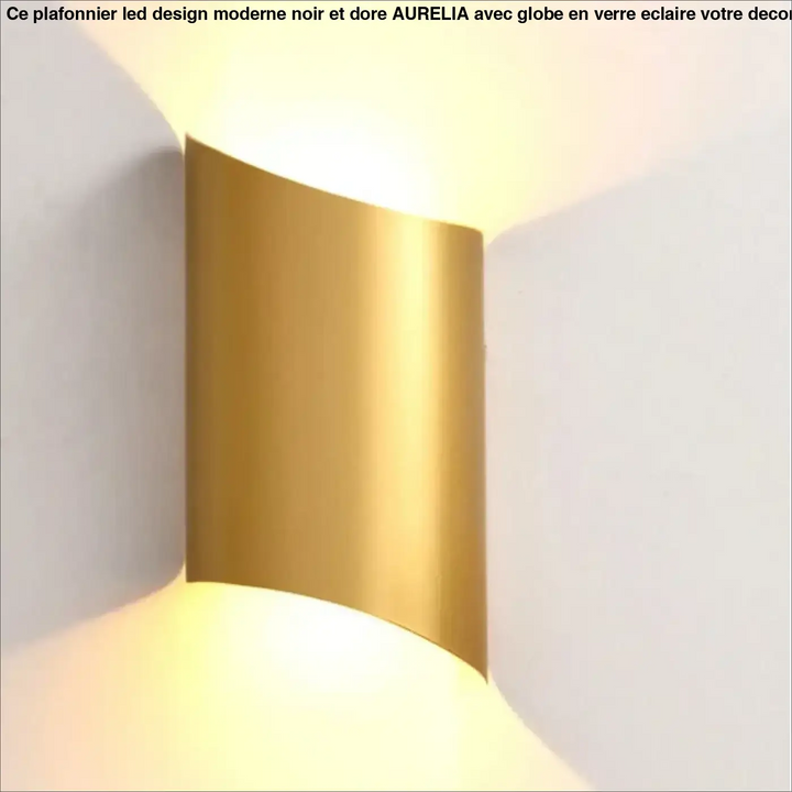 Applique murale design contemporain élégant éclairage