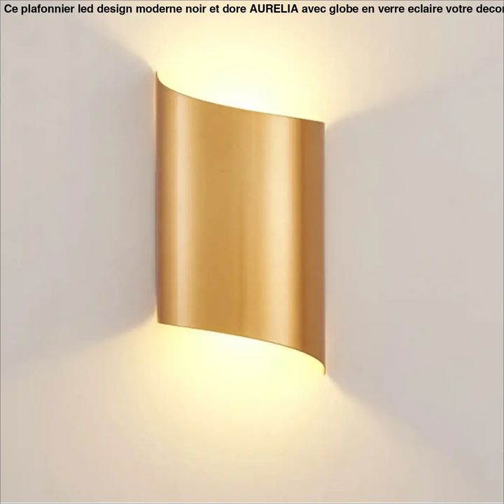 Applique murale design contemporain élégant éclairage
