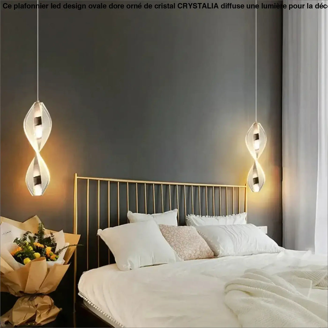 Modern Acrylic Geometric Pendant Light Bedroom Living Room Hanging Light Restaurant Lighting Led Pendant Lamps For Home
