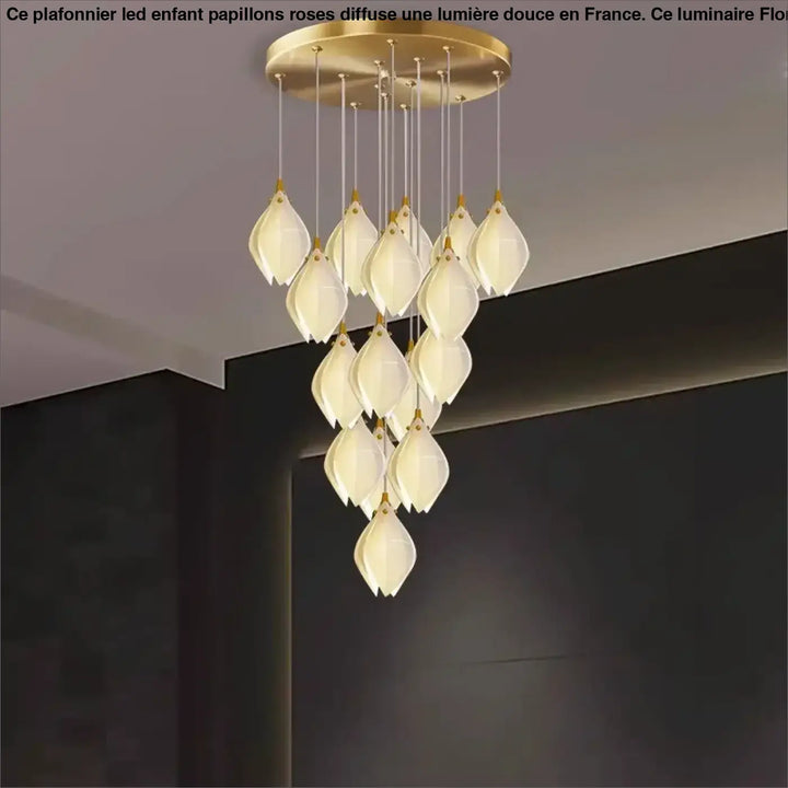 Modern home decor led lights pendant light lamps forstaircase Chandeliers for living room hanging light indoor lighting