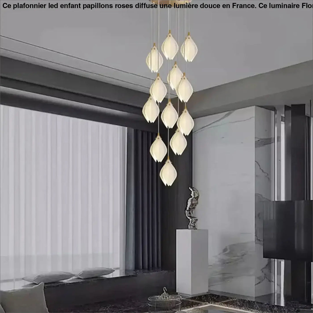 Modern home decor led lights pendant light lamps forstaircase Chandeliers for living room hanging light indoor lighting