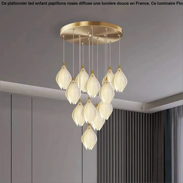 Modern home decor led lights pendant light lamps forstaircase Chandeliers for living room hanging light indoor lighting