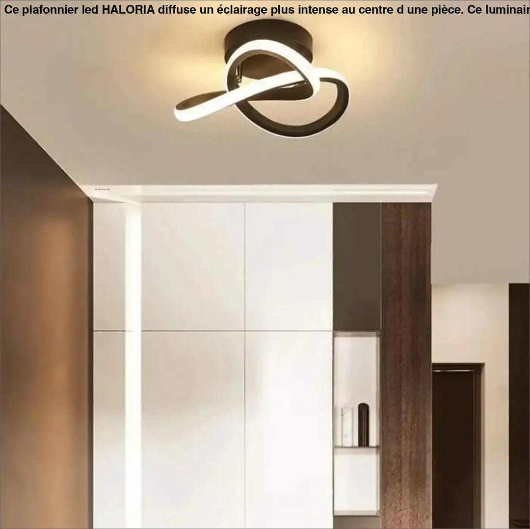 Plafonnier LED Pas Cher à Boucles Circulaires