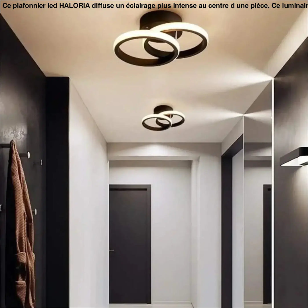 Plafonnier LED Pas Cher à Boucles Circulaires