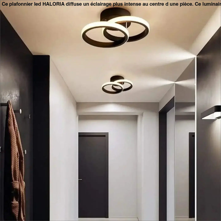 Plafonnier LED Pas Cher à Boucles Circulaires