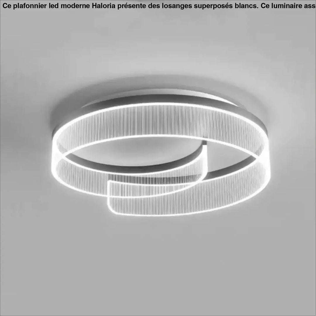Plafonnier Contemporain À Éclairage Circulaire Intégré

