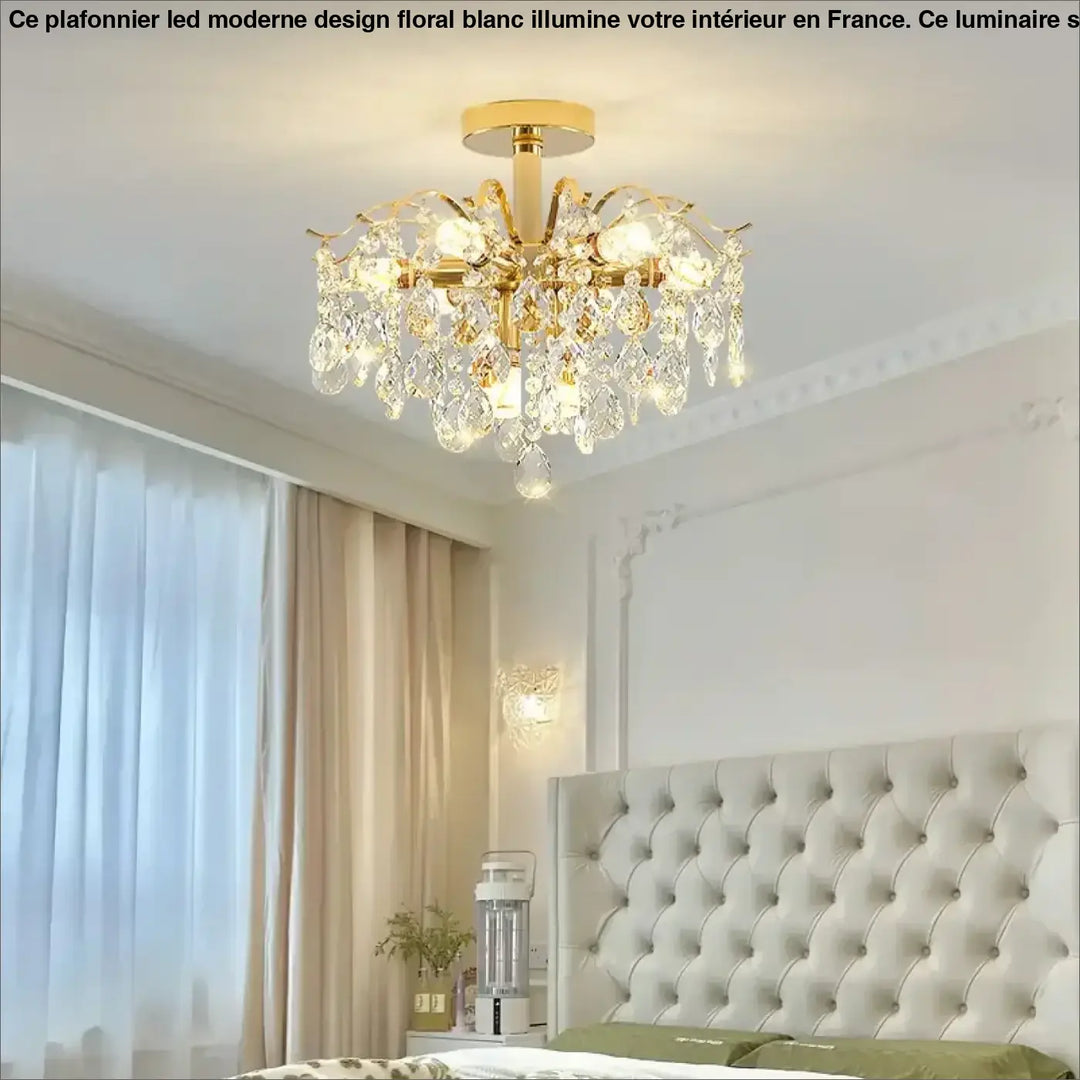 luxury crystal ceiling light post-modern living room Bedroom LED Lamp simple atmosphere dining room Chandelier AC95-260V